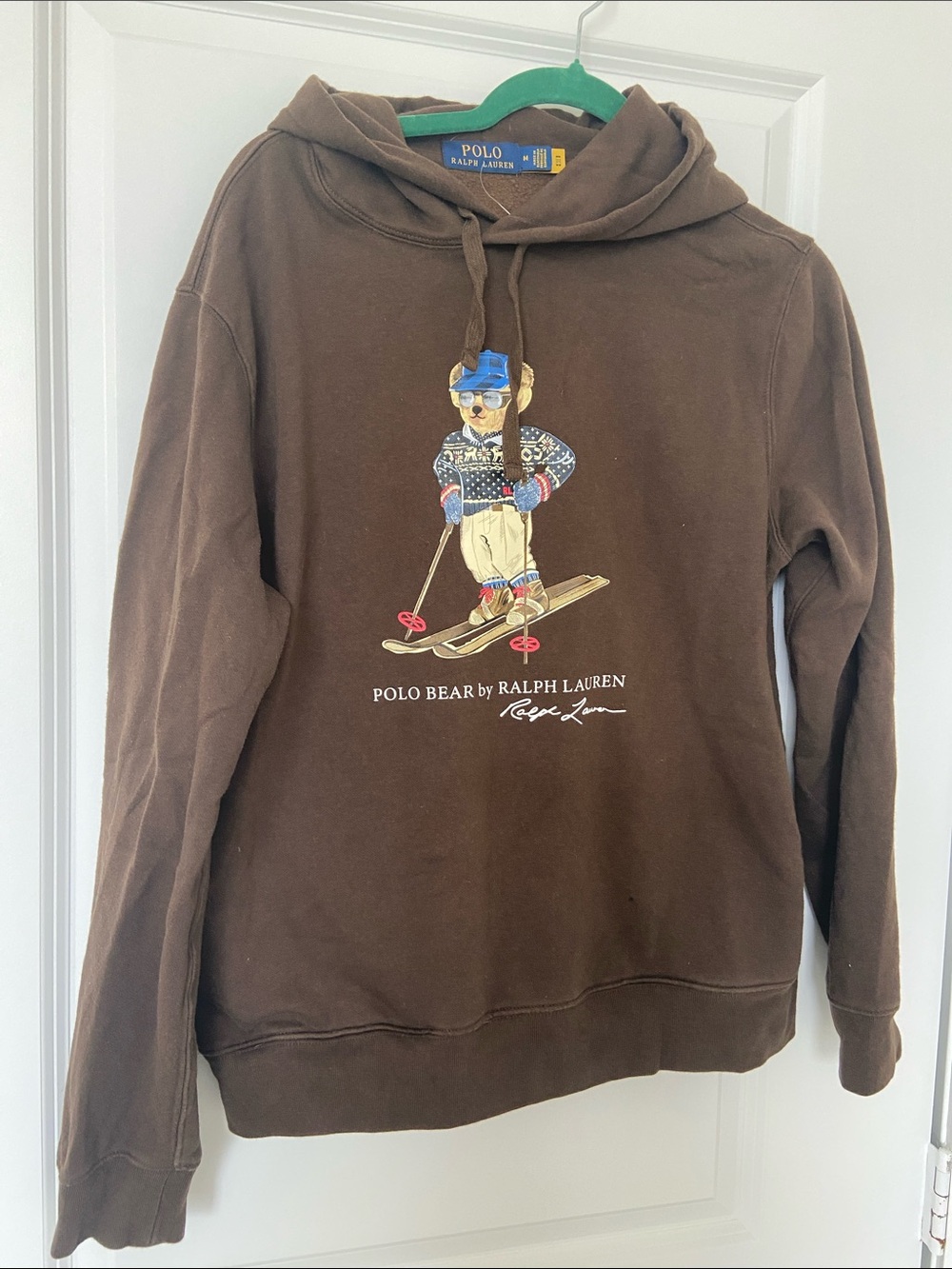 Polo by Ralph Lauren Brown Ski Bear Hoodie